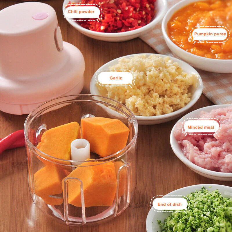 Rechargeable Electric Mini Food Chopper (250 ML)