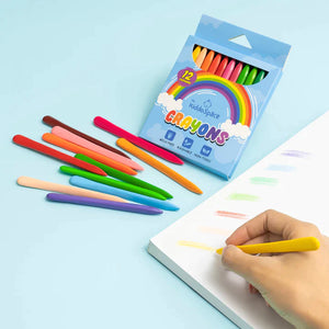 Kids Plastic Crayons Coloring Marker - Pack of 12