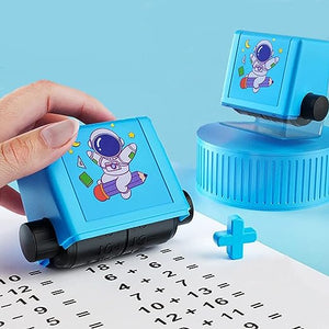 Kids Smart Math Roller Stamp - Learning Toy For Preschool