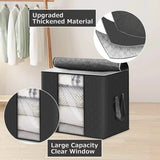 HIGH QUALITY CLOTHES STORAGE BAG - PORTABLE AND FOLDABLE (PACK OF 3)
