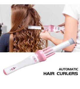 360° ROTATION AUTOMATIC HAIR ROLLER CURLING IRON STICK- HAIR CURLER MACHINE