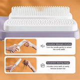 Self-Cleaning Anti-Static Hair Brush with easy & fast cleaning